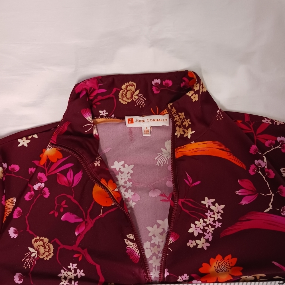 Jude Connally Megan Long Dress - Floral Menagerie Print - Size Small - Picture 7 of 13